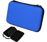 TECHGEAR Case Compatible with Nintendo 2DS XL - Hard Protective Carry Travel & Storage Case Cover fits 2DS XL + Games + Accessories [Blue]