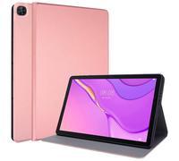 TECHGEAR Case for Huawei MatePad T10 9.7" / T10s 10.1" Premium PU Leather Slim Case Tri-fold Stand Cover with Soft TPU Holder & Corner Protection, Soft TPU Holder - Rose Gold