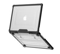 TECHGEAR Case for MacBook Pro 16 2026 M5 Pro M5 Max 2024 M4 Pro M4 Max 2023 M3 Pro M3 Max 2022 M2 Pro M2 Max 2021 M1 Pro M1 Max - Tough Hard Shell Laptop Case Cover with Kickstand - Black