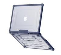 TECHGEAR Case for MacBook Pro 16 2026 M5 Pro M5 Max 2024 M4 Pro M4 Max 2023 M3 Pro M3 Max 2022 M2 Pro M2 Max 2021 M1 Pro M1 Max - Tough Hard Shell Laptop Case Cover with Kickstand - Blue