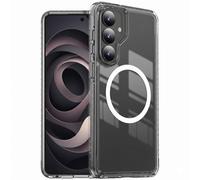 TECHGEAR Clear Magnetic Case for Samsung Galaxy S26 MagSafe Compatible Shockproof Hybrid Phone Case Hard Clear Back Soft TPU Bumper Slim Transparent Protective Cover