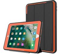 TECHGEAR D-FENCE Case fits New Apple iPad 9.7" (2018/2017) - Slimline Shock Proof Tough Rugged Protective Armour Defence Smart Case - Kids Schools Builders Workman Case for 5th & 6th Gen iPad 9.7"