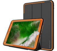 TECHGEAR D-Fence Case for iPad Air 3 2019 / iPad Pro 10.5, Hard Case, Shockproof Protection with Stand/Removable Screen Protector Compatible with iPad Pro 10.5 Inch (Orange, Apple iPad Pro 10.5")