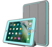 TECHGEAR D-FENCE Case for New Apple iPad 9.7" (2018/2017) - Slimline Shock Proof Tough Rugged Protective Armour Defence - Kids Schools Builders Workman 5th & 6th Gen iPad 9.7