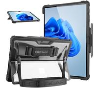 TECHGEAR DuraTUFF Case for Microsoft Surface Pro 4 5 6 7 7+ [Signature Keyboard Compatible] Tough Rugged HEAVY DUTY Armour Shockproof Case with Hand Strap, Shoulder Strap, Stand Cover & Pen Holder