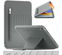 TECHGEAR Enduro Case for iPad 11" A16 (11th Gen 2025) & 10.9" (10th Gen 2022), Rugged Smart Magnetic Cover Auto Sleep/Wake, Multi-Angle Stand, Pencil Holder, Card Slots, Drop-Proof Executive iPad Case