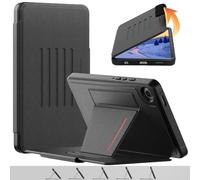 TECHGEAR Enduro Case for Samsung Galaxy Tab A11 8.7" (SM-X130 / SM-X135) - Tough Rugged Magnetic Flip Case with Auto Sleep/Wake, Multi-Angle Stand, Card Slots & Drop Proof Protection, Black