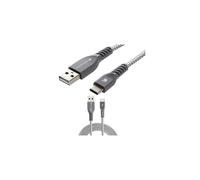 TECHGEAR USB C to USB A 2M Long STRONG Braided Data & Charging Cable for Amazon Fire HD 8 14th/12th/10th, Fire HD 10/Plus/Kids Pro 13th/11th Generation, Fire 7 2022, Max 11 2023, Kindle charger