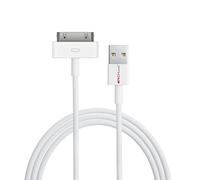 TECHGEAR EXTRA LONG 3M USB CABLE FOR APPLE IPHONE 2G, 3G, 3GS, 4, 4G & 4S - iPhone USB charging and sync cable compatible with Macs and PCs in White 3 Meters 10 FEET