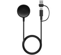 TECHGEAR Fast Charger Compatible with Samsung Galaxy Watch 8/8 Classic/Ultra/7/6/6 Classic/5/5 Pro/4/4 Classic/3/Active 2/Active/FE, [2-in-1] USB A & USB Type C Magnetic Charging Cable Dock 100cm