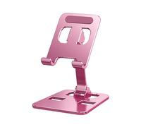 TECHGEAR Foldable Phone Stand Aluminium Desk Phone Holder Adjustable Portable Mobile Stand Compatible with iPhone 17 16 15 14 13 12 11 Pro Max, Samsung Galaxy S26 S25 S24 S23 A36 A56, Pixel 10 9 etc