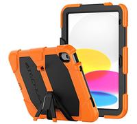 TECHGEAR G-SHOCK Case for iPad 11" A16 (11th Gen 2025) & 10.9" (10th Gen 2022), Heavy Duty Rugged Shockproof Protective Screen Protector Case with Stand, For Schools, Builders, Kids, Everyday Use