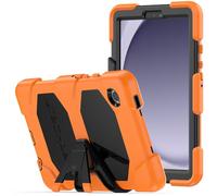 TECHGEAR G-SHOCK Case for Samsung Galaxy Tab A11 8.7" (SM-X130 / SM-X135) - Tough Rugged Heavy Duty Shockproof Armour Stand Case with Impact Protection - Schools, Health Care & Work Use - ORANGE