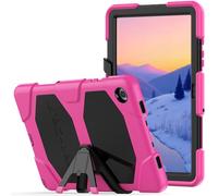 TECHGEAR G-SHOCK Case for Samsung Galaxy Tab A11 Plus / A11+ 11" (SM-X230 / SM-X236) - Tough Rugged Heavy Duty Shockproof Armour Stand Case, Impact Protection, Schools, Health Care & Work Use - PINK