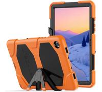 TECHGEAR G-SHOCK Case for Samsung Galaxy Tab A11 Plus / A11+ 11" (SM-X230 / SM-X236) - Tough Rugged Heavy Duty Shockproof Armour Stand Case, Impact Protection, Schools, Health Care & Work Use - ORANGE