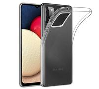 TECHGEAR Galaxy A02s Clear Case [AirFlex] Crystal Clear Slim & Light, Protective, Flexible Soft Gel/TPU Cover with Soft Touch Keys Compatible with Samsung Galaxy A02s (Super Clear)