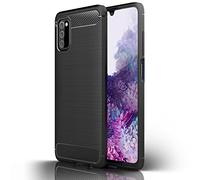TECHGEAR Galaxy A03s Carbon Fibre Case [Stealth Case] Flexible, Shockproof, Ultra Slim, Soft TPU Protective Shell Cover with Carbon Fibre Detailing Designed for Samsung Galaxy A03s