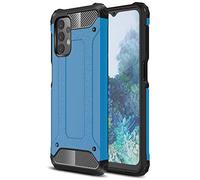 TECHGEAR Galaxy A13 Tough Armoured Case - ShockProof, Rugged, Sturdy, Heavy Duty Protective Impact Case Cover Designed for Samsung Galaxy A13 (Blue)