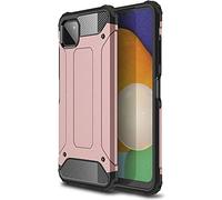 TECHGEAR Galaxy A22 5G Tough Armoured Case - ShockProof, Rugged, Sturdy, Heavy Duty Protective Impact Case Cover Designed for Samsung Galaxy A22 5G (Pink)