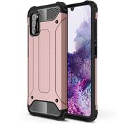 TECHGEAR Galaxy A41 Tough Armoured Case - ShockProof, Rugged, Sturdy, Heavy Duty Protective Case Cover Designed for Samsung Galaxy A41 - (Pink)