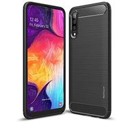 TECHGEAR Galaxy A50 Carbon Fibre Case [Stealth Case] Flexible, Shockproof, Ultra Slim, Soft TPU Protective Shell Cover with Carbon Fibre Detailing Designed For Samsung Galaxy A50