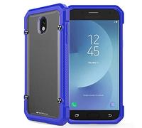 TECHGEAR Galaxy J5 2017 Case - [Fusion Armour] Premium Slim Hybrid Tough Rugged Protective Bumper Case Heavy Duty Protection Cover Compatible with Samsung Galaxy J5 2017 (SM-J530 Series) - Blue