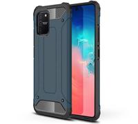 TECHGEAR Galaxy S10 Lite Tough Armoured Case - ShockProof, Rugged, Sturdy, Heavy Duty Protective Case Cover Designed for Samsung Galaxy S10 Lite (Blue)