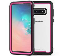 TECHGEAR Galaxy S10e Case, [Fusion Armour] Premium Slim Hybrid Tough Rugged Protective Bumper Case Heavy Duty Protection with Screen Frame Compatible with Samsung Galaxy S10e - Pink