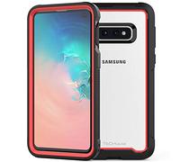 TECHGEAR Galaxy S10e Case, [Fusion Armour] Premium Slim Hybrid Tough Rugged Protective Bumper Case Heavy Duty Protection with Screen Frame Compatible with Samsung Galaxy S10e - Red