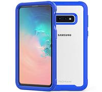 TECHGEAR Galaxy S10e Case, [Fusion Armour] Premium Slim Hybrid Tough Rugged Protective Bumper Case Heavy Duty Protection with Screen Frame Compatible with Samsung Galaxy S10e - Blue