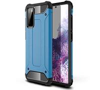 TECHGEAR Galaxy S20 FE Tough Armoured Case - ShockProof, Rugged, Sturdy, Heavy Duty Protective Impact Case Cover Designed for Samsung Galaxy S20 Fan Edition (Blue)