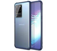 TECHGEAR Galaxy S20 Ultra Case [Fusion FX Case] Slim & Light, Tough, Shockproof, Protective, Fused Gel Bumper & Hard Back Smooth Case Cover Designed for Samsung Galaxy S20 Ultra / S20 Ultra 5G (Blue)