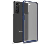 TECHGEAR Galaxy S21 Case [Fusion FX Case] Slim & Light, Tough, Shockproof, Protective, Fused Gel Bumper & Hard Back Smooth Case Cover Designed for Samsung Galaxy S21 / S21 5G (Blue)