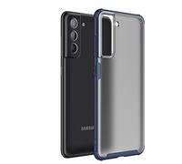 TECHGEAR Galaxy S21 FE Case [Fusion FX Case] Slim & Light, Tough, Shockproof, Protective, Fused Gel Bumper & Hard Back Smooth Case Cover Designed for Samsung Galaxy S21 FE 5G (Blue)
