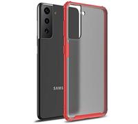 (Red) TECHGEAR Samsung Galaxy S21 Plus Case [Fusion FX Case] Slim & Light, Tough, Shockproof, Protective, Fused Gel Bumper & Hard Back Smooth Case Cover