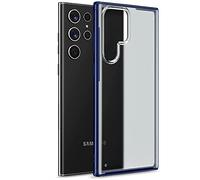 TECHGEAR Galaxy S22 Ultra Case [Fusion FX Case] Slim & Light, Tough, Shockproof, Protective, Fused Gel Bumper & Hard Back Smooth Case Cover Designed for Samsung Galaxy S22 Ultra / S22 Ultra 5G (Blue)