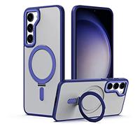 TECHGEAR Galaxy S23 Plus Stand Case [Fusion Armour Ring] Premium Hybrid Tough Rugged Protective Magnetic Kickstand Case, Wireless Charging Compatible Case for Samsung Galaxy S23+ [Blue]