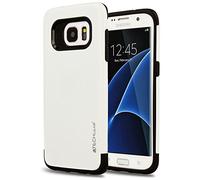 TECHGEAR Galaxy S7 Edge Case - TOUGH ARMOURED Dual-Layer Slim Protective Case Cover Compatible with Samsung Galaxy S7 Edge (WHITE)