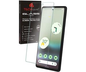 TECHGEAR GLASS Edition Compatible with Google Pixel 6a, Tempered Glass Screen Protector Cover [9H Hardness] [No-Bubble]