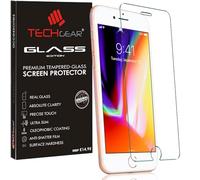 TECHGEAR GLASS Edition Compatible with iPhone 8, iPhone 7 4.7", Tempered Glass Screen Protector Cover [2.5D Round Edge] [9H Hardness] [Crystal Clarity] [Scratch-Resistant] [No-Bubble]