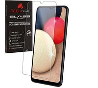 TECHGEAR GLASS Edition Compatible with Samsung Galaxy A03 / A03s / A02s, Tempered Glass Screen Protector Cover [2.5D Round Edge] [9H Hardness] [Crystal Clarity] [Scratch-Resistant] [No-Bubble]