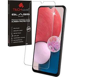 TECHGEAR GLASS Edition Compatible with Samsung Galaxy A13, A04s Tempered Glass Screen Protector Cover [2.5D Round Edge] [9H Hardness] [Crystal Clarity] [Scratch-Resistant] [No-Bubble]