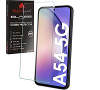 TECHGEAR GLASS Edition Compatible with Samsung Galaxy A54 5G, Tempered Glass Screen Protector Cover [2.5D Round Edge] [9H Hardness] [Crystal Clarity] [Scratch-Resistant] [No-Bubble]