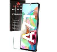 TECHGEAR GLASS Edition Compatible with Samsung Galaxy A71, Tempered Glass Screen Protector Cover [2.5D Round Edge] [9H Hardness] [Crystal Clarity] [Scratch-Resistant] [No-Bubble]