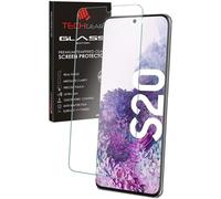 TECHGEAR GLASS Edition Compatible with Samsung Galaxy S20 / S20 5G, Tempered Glass Screen Protector Cover [9H Hardness] [No-Bubble]