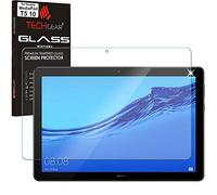 TECHGEAR GLASS Edition fits Huawei MediaPad T5 10 (10.1" Screen) - Genuine Tempered Glass Screen Protector Guard Cover Compatible with Huawei Mediapad T5 10” Tablet