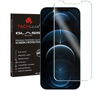 TECHGEAR GLASS Edition for iPhone 12 Pro Max 6.7", Tempered Glass Screen Protector Cover [2.5D Round Edge] [9H Hardness] [Crystal Clarity] [Scratch-Resistant] [No-Bubble]