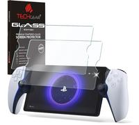 TECHGEAR GLASS Protector For PS Portal (2 Pack) Genuine Tempered Glass Screen Protector [9H Hardness] [Crystal Clarity] [Scratch-Resistant] [No-Bubble] for Sony PlayStation Portal Remote Player