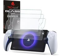 TECHGEAR GLASS Protector For PS Portal (3 Pack) Genuine Tempered Glass Screen Protector [9H Hardness] [Crystal Clarity] [Scratch-Resistant] [No-Bubble] for Sony PlayStation Portal Remote Player
