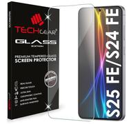 TECHGEAR Glass Screen Protector for Samsung Galaxy S25 FE & S24 FE 5G, Tempered Glass Screen Protector [9H Hardness] [HD Clarity] [Scratch-Resistant] [Case Friendly]